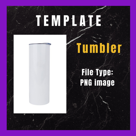 20oz Straight Tumbler TEMPLATE