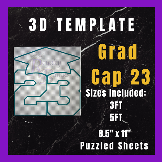 Graduation Cap 23 TEMPLATE